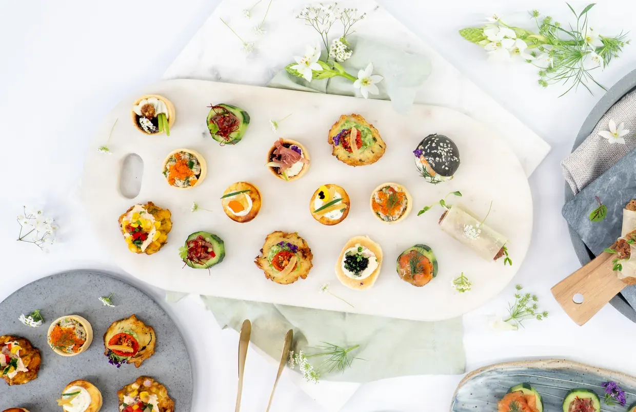 Funeral catering platter plated and presented for a Sydney wake